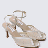 Ravenna Comfy Heels In NudeShoes - myballerine