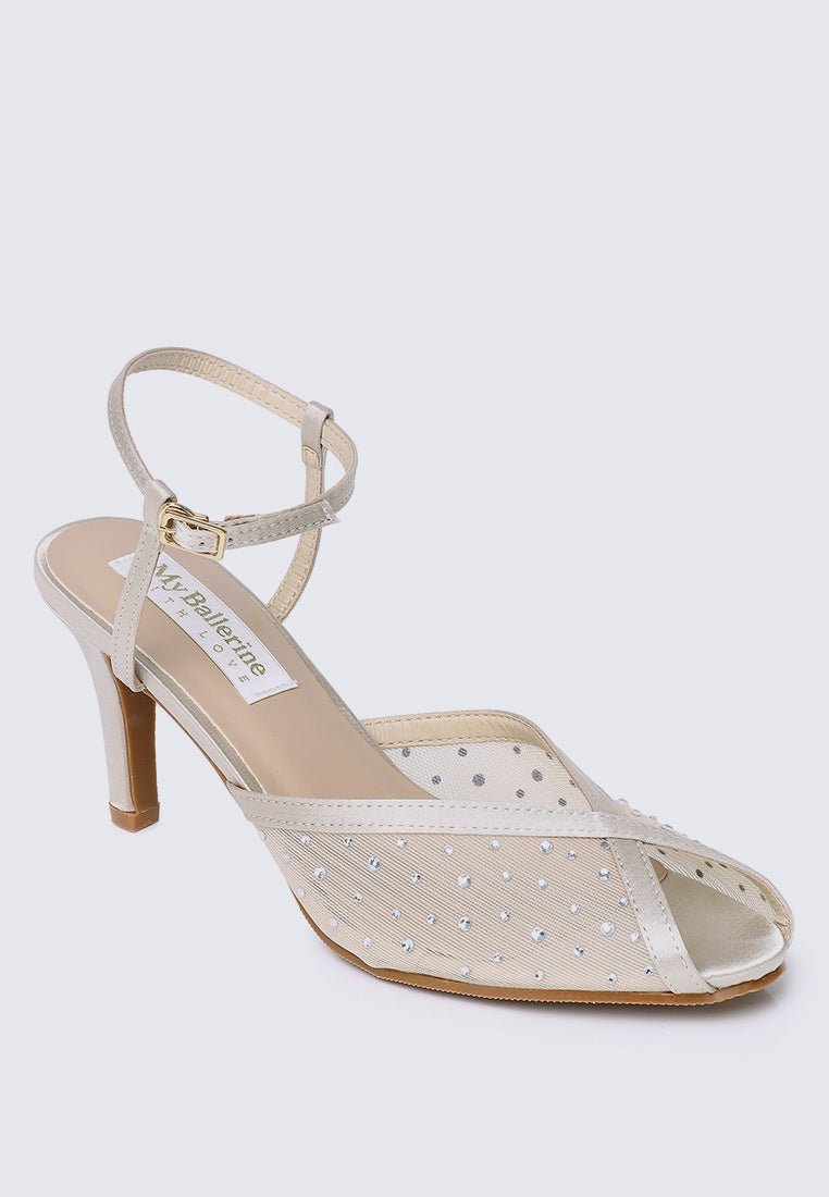 Ravenna Comfy Heels In NudeShoes - myballerine