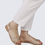 Rebecca Comfy Sandals In GoldShoes - myballerine