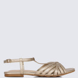 Rebecca Comfy Sandals In GoldShoes - myballerine