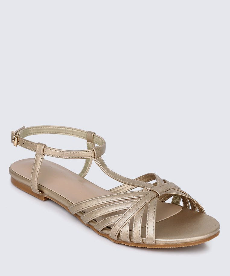 Rebecca Comfy Sandals In GoldShoes - myballerine