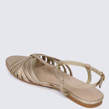 Rebecca Comfy Sandals In GoldShoes - myballerine