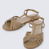 Rebecca Comfy Sandals In TaupeShoes - myballerine