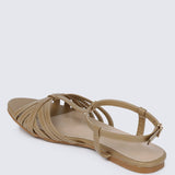 Rebecca Comfy Sandals In TaupeShoes - myballerine