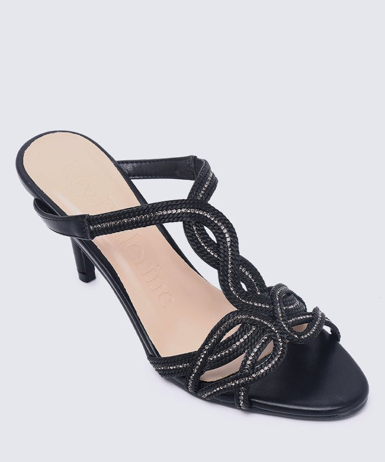 Rihanna Comfy Heels In BlackShoes - myballerine
