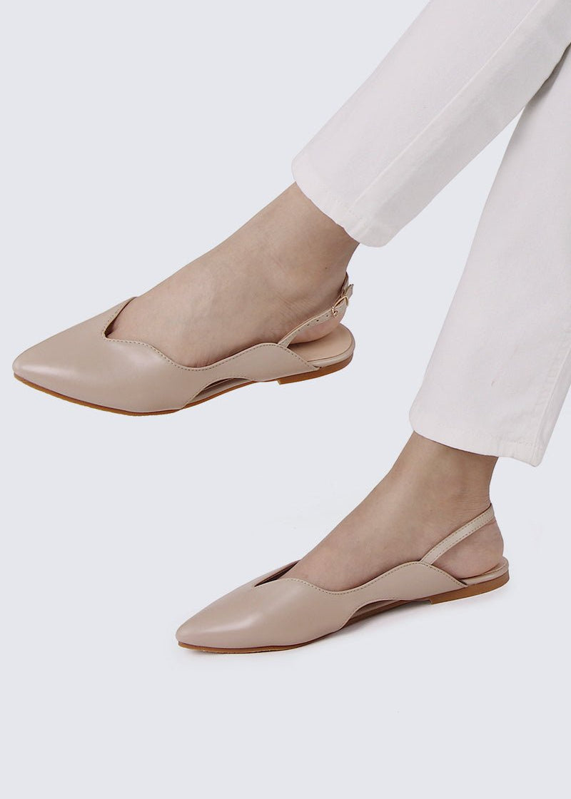 Riley Comfy Ballerina In AlmondShoes - myballerine