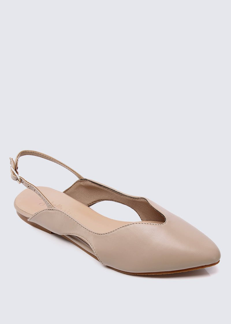 Riley Comfy Ballerina In AlmondShoes - myballerine