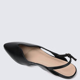 Riley Comfy Ballerina In BlackShoes - myballerine