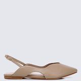 Riley Comfy Ballerina In TaupeShoes - myballerine