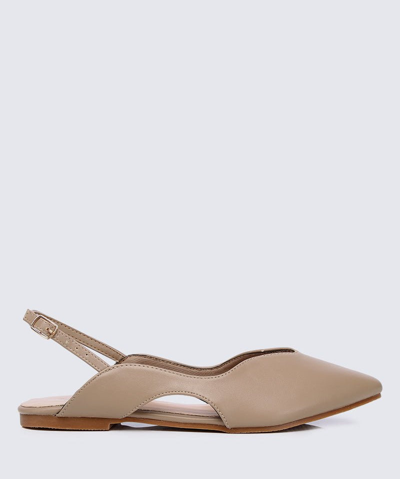 Riley Comfy Ballerina In TaupeShoes - myballerine