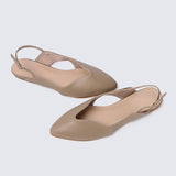 Riley Comfy Ballerina In TaupeShoes - myballerine