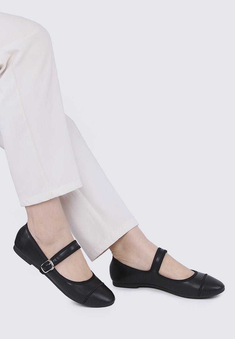 Roan Comfy Ballerina In BlackShoes - myballerine