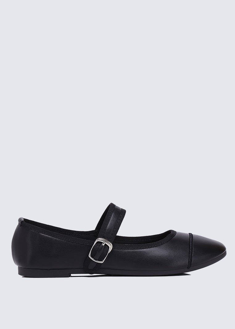 Roan Comfy Ballerina In BlackShoes - myballerine