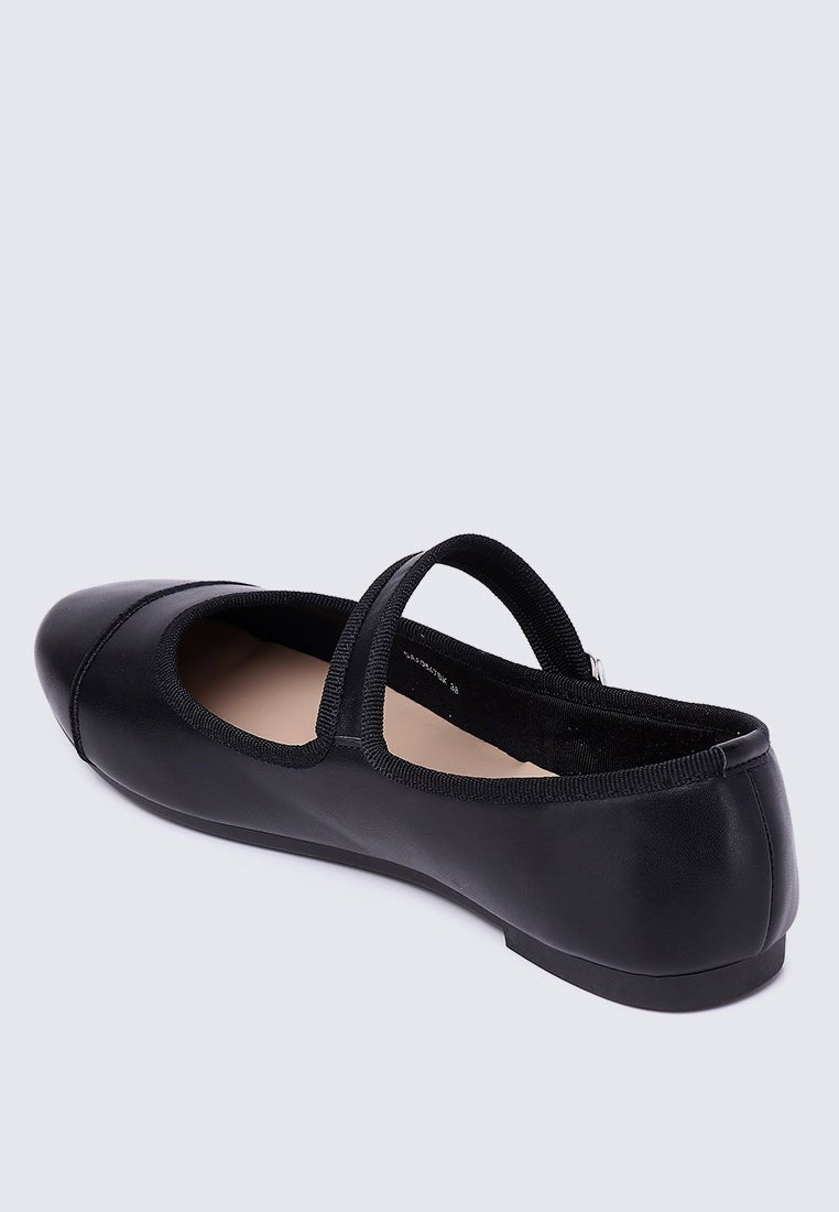 Roan Comfy Ballerina In BlackShoes - myballerine