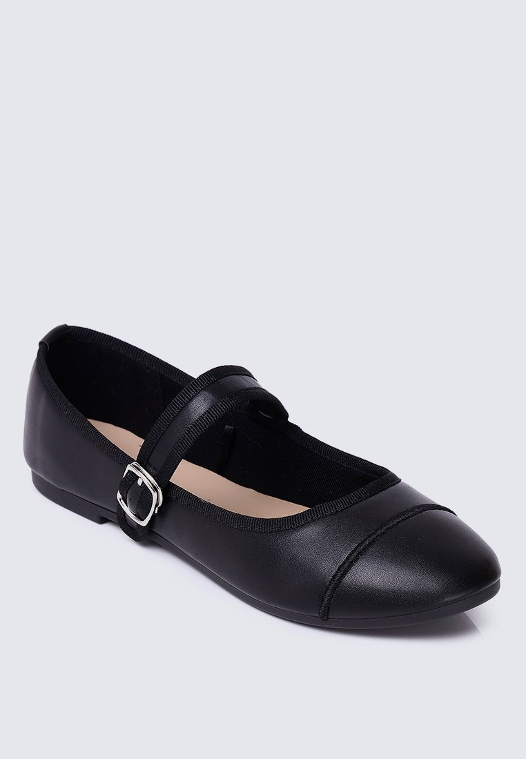 Roan Comfy Ballerina In BlackShoes - myballerine