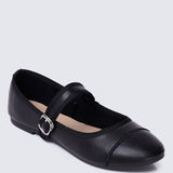 Roan Comfy Ballerina In BlackShoes - myballerine