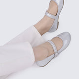 Roan Comfy Ballerina In SilverBallerina - myballerine