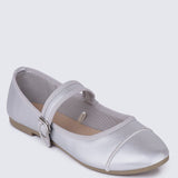 Roan Comfy Ballerina In SilverShoes - myballerine