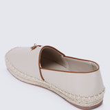 Roberta Comfy Espadrilles In BeigeEspadrilles - myballerine