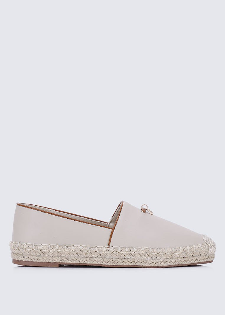 Roberta Comfy Espadrilles In BeigeShoes - myballerine
