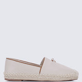 Roberta Comfy Espadrilles In BeigeShoes - myballerine