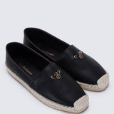 Roberta Comfy Espadrilles In BlackShoes - myballerine
