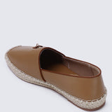 Roberta Comfy Espadrilles In BrownShoes - myballerine