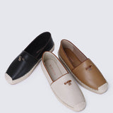 Roberta Comfy Espadrilles In BrownShoes - myballerine