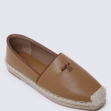 Roberta Comfy Espadrilles In BrownShoes - myballerine