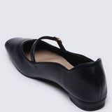 Romans' Cupid Comfy Ballerina In BlackShoes - myballerine