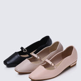 Romans' Cupid Comfy Ballerina In BlackShoes - myballerine