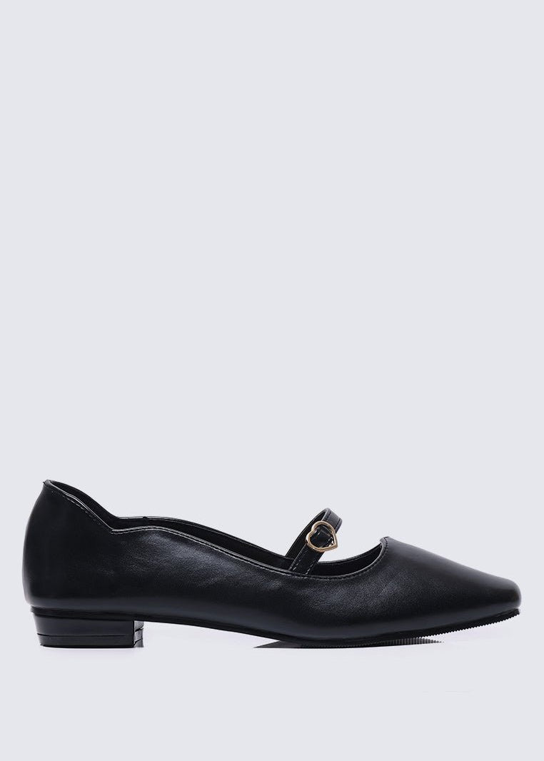 Romans' Cupid Comfy Ballerina In BlackShoes - myballerine