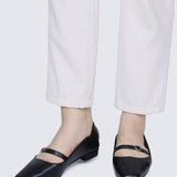 Romans' Cupid Comfy Ballerina In BlackShoes - myballerine