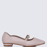 Romans' Cupid Comfy Ballerina In NudeBallerina - myballerine