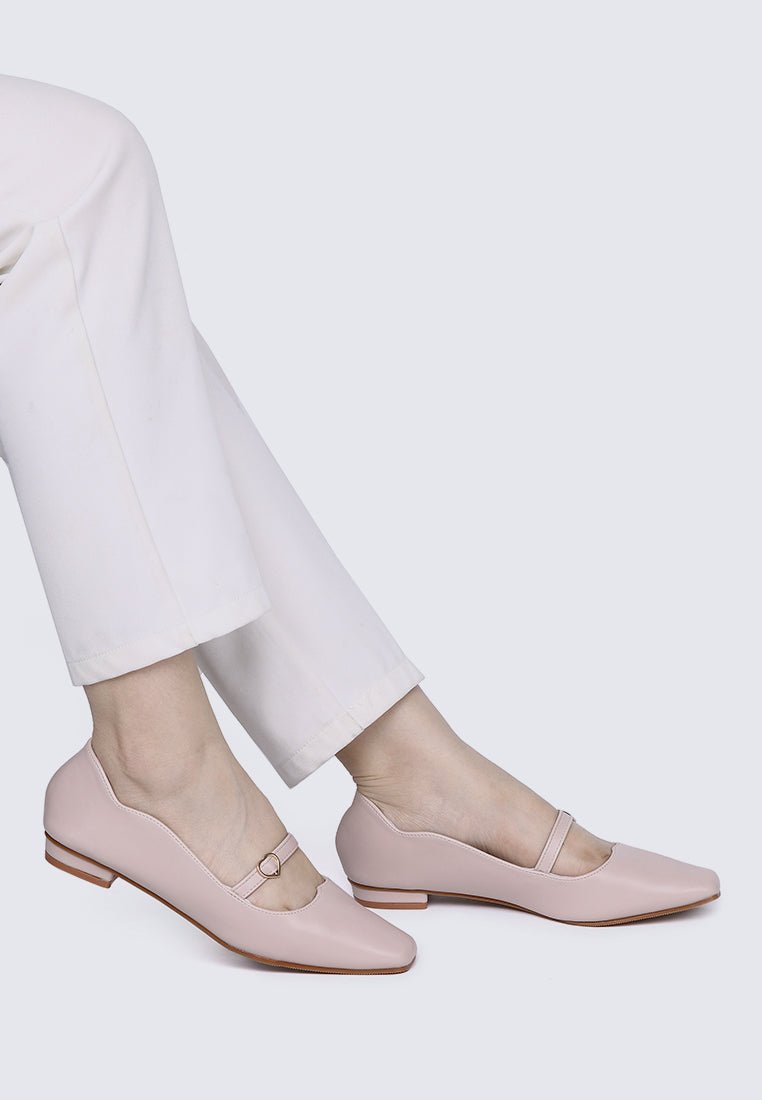 Romans' Cupid Comfy Ballerina In NudeShoes - myballerine