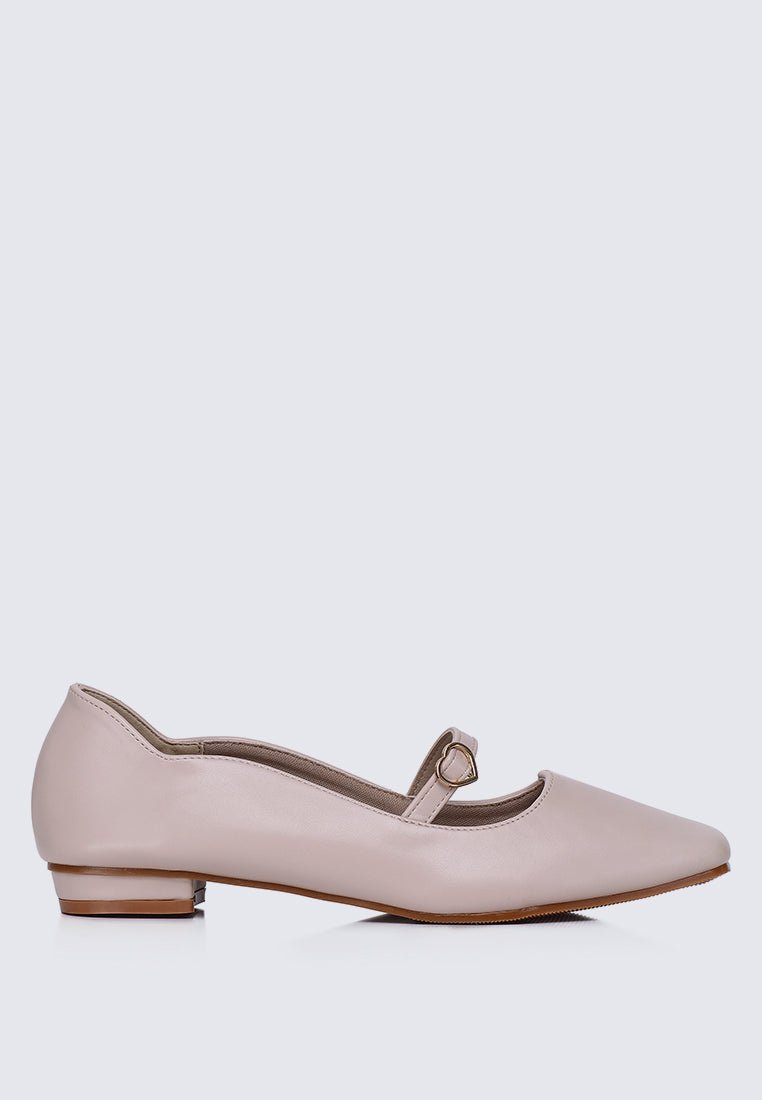 Romans' Cupid Comfy Ballerina In NudeShoes - myballerine