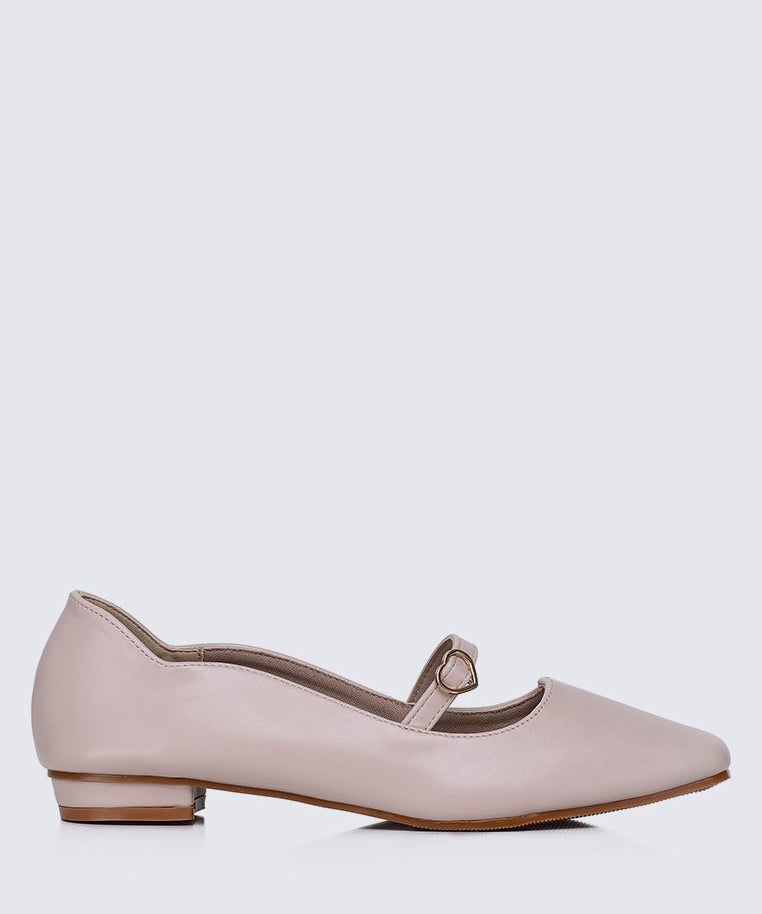 Romans' Cupid Comfy Ballerina In NudeShoes - myballerine