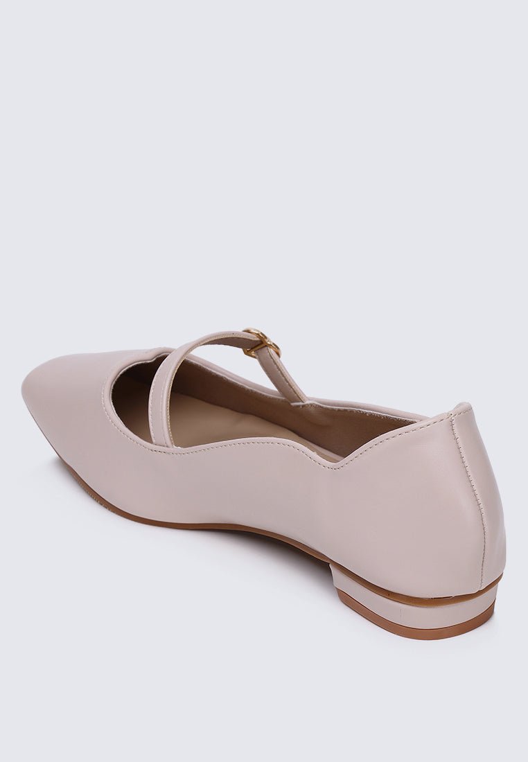 Romans' Cupid Comfy Ballerina In NudeShoes - myballerine