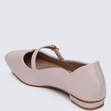 Romans' Cupid Comfy Ballerina In NudeShoes - myballerine