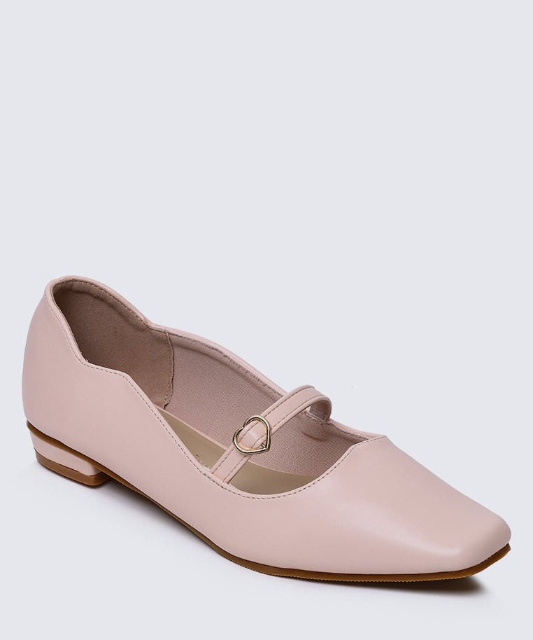 Romans' Cupid Comfy Ballerina In PinkShoes - myballerine