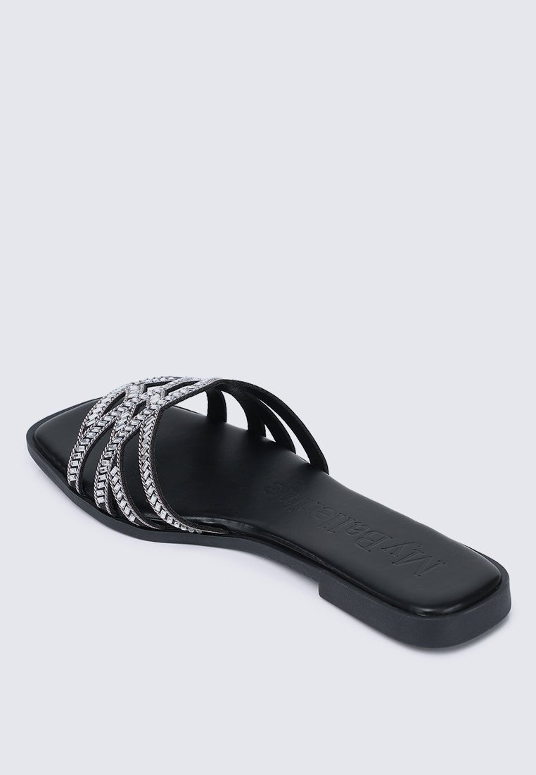 Rora Comfy Sandals In BlackShoes - myballerine
