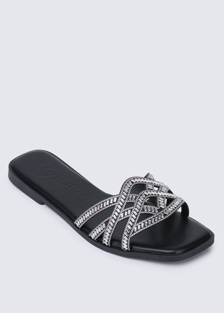 Rora Comfy Sandals In BlackShoes - myballerine
