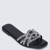 Rora Comfy Sandals In BlackShoes - myballerine