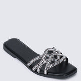 Rora Comfy Sandals In BlackShoes - myballerine