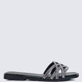 Rora Comfy Sandals In BlackShoes - myballerine