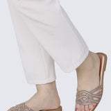 Rora Comfy Sandals In Rose GoldShoes - myballerine
