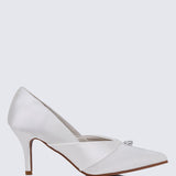 Rosaline Comfy Pumps In Off White - myballerine