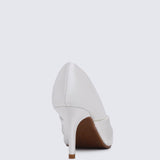 Rosaline Comfy Pumps In Off White - myballerine