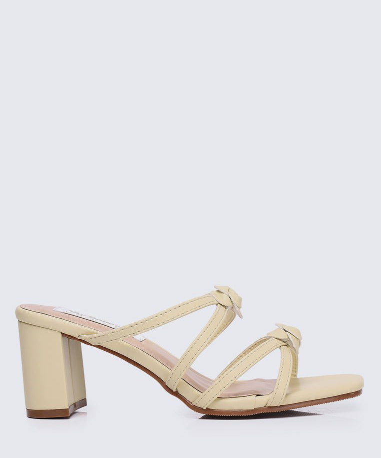 Rosina Comfy Heels in ButtercreamShoes - myballerine