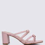 Rosina Comfy Heels in Dusty PinkShoes - myballerine